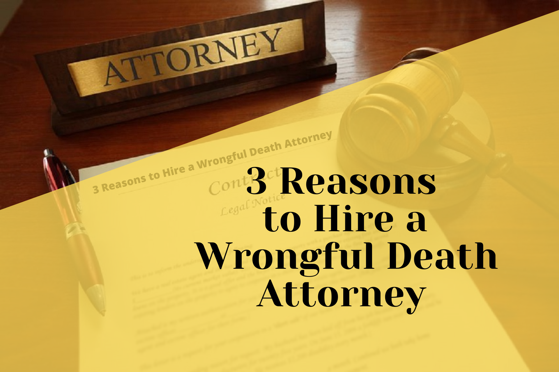 Wrongful Death Attorney